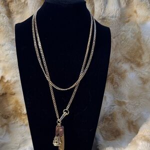 Elegant Gold-Tone Layered Necklace